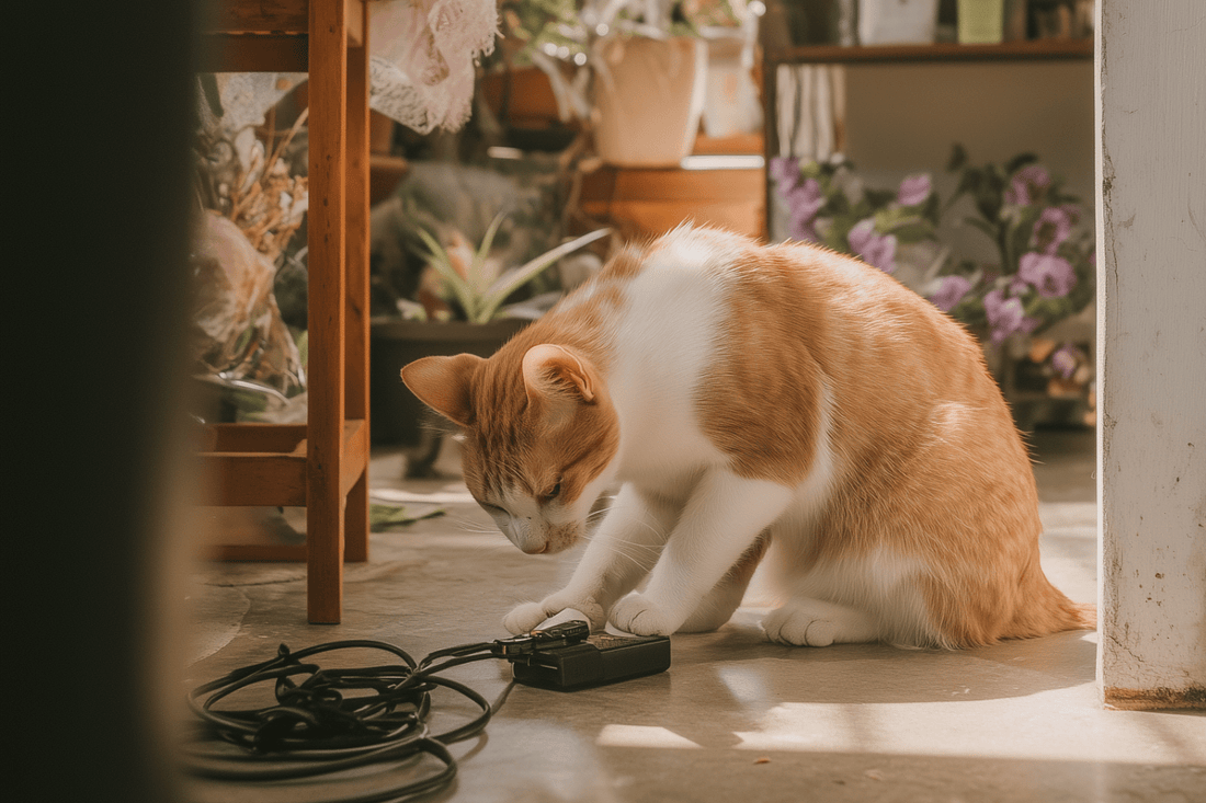 Warum knabbern Katzen an Kabeln? - Payuumi
